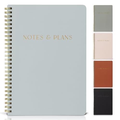 Beautiful Daily Planner And Notebook With Hourly Schedule - Aesthetic Spiral To do List Notepad to Easily Organize Your Tasks And Appointments - Stylish Book And School Or Office Supplies
