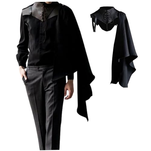 Cape à lacets médiévale pour homme idéale pour vos soirées cosplay et fêtes costumées