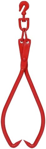 LuckyNote 32in - Log Lifting Tongs Heavy Duty Grapple Timber Cla It can be connected with your truck, loader, tractor, skidder, ATV