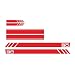 pegatinas de coches 6 unids California T6 30 Compatible con uso de Volkswagen Transporter T4 T5 T6 Accesorios Retrovisor espejo puerta frontal Falda Striped Etiqueta de rayas Etiqueta engomada de la r