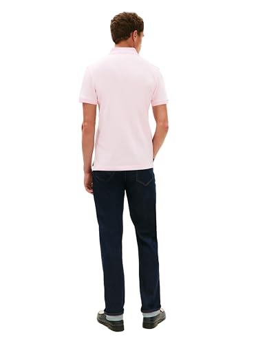 Image of Tommy Hilfiger Men's Short Sleeve Polo Shirts in Slim Fit with Stretch and Organic Pique Cotton