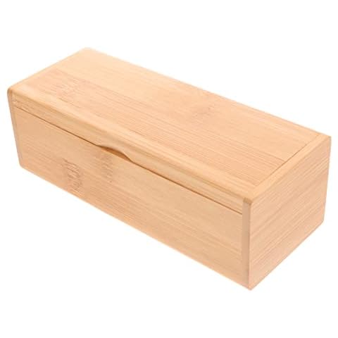 EXCEART Bamboo Jewelry Storage Case Cover