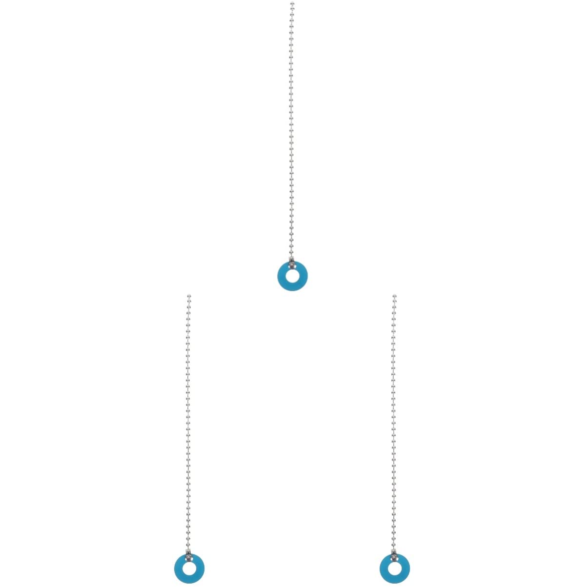 Milisten3pcs Cymbal Sustain Chain Drum Accessories Cymbal Extending Chain Cymbal Sizzler Cymbal Rattler Drum Cymbal Chain Drum Cymbal Accessory Metal Aluminum Alloy Major