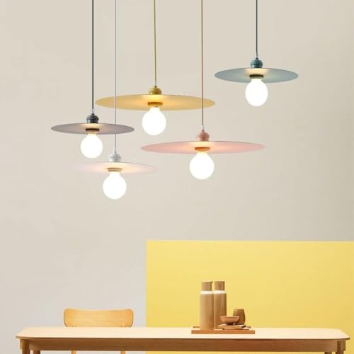 Suspension hauteur réglable E27 rose pour optimiser l'éclairage d'une table de salle à manger - 5
