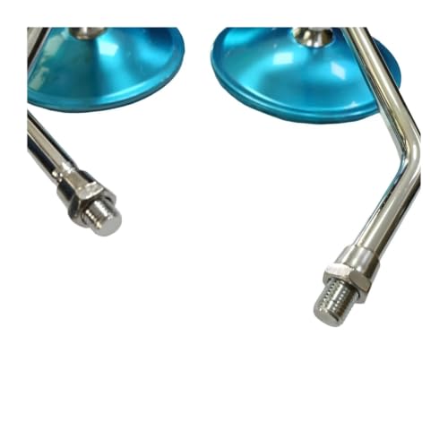 Espejos de moto para Suzuki GN125 GN250 retrovisores de alta resistencia cromados tipo original 5