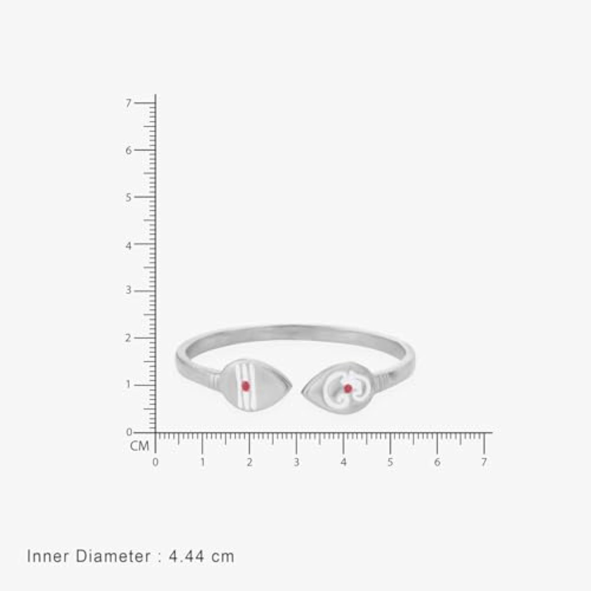 925 Sterling Silver Vel and OM Bracelet for Kids