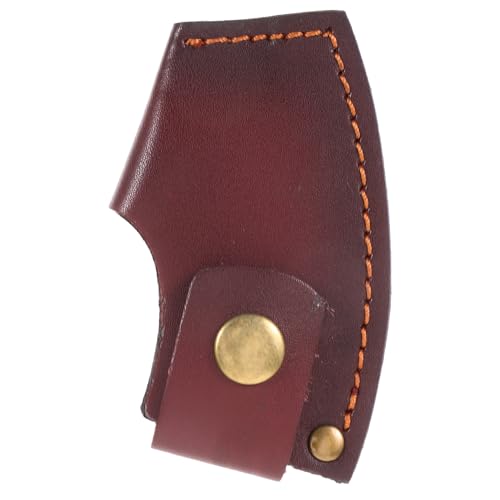 HOLIDYOYO Outdoor Leather Axe Cover Hatchet Protective Case for Storage Lightweight Design for Camping Outdoor Enthusiasts Prevents Accidental Damage Portable Axe Head