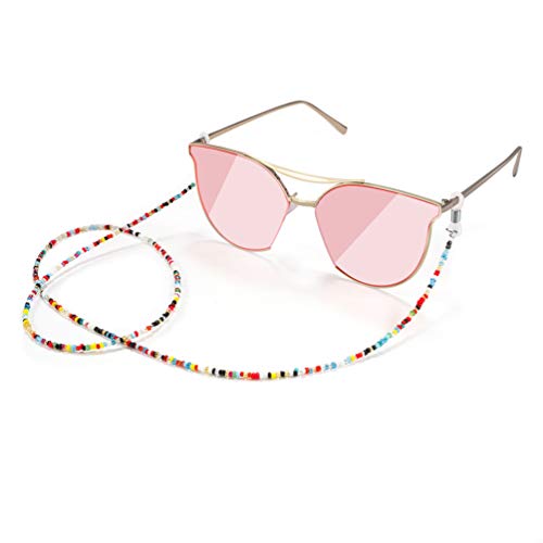 Exceart 2 stuks brillenhouders riemen brillenketting halsketting leesbril ketting kleurrijke parels anti-slip voor brillenaccessoires - Image 4
