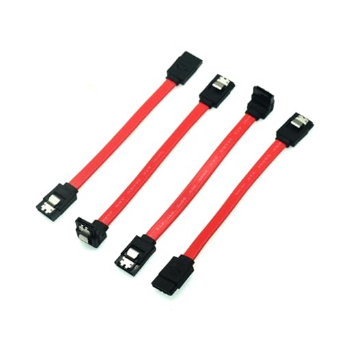 Cable corto SATA rojo 10 cm para HDD SSD DVD-ROM miniatura 5