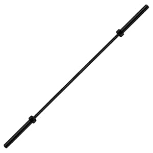 Olympic Bar for Weightlifting and Power Lifting Barbell, 700-Pound Capacity, (6 Feet, Black