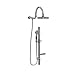 PULSE ShowerSpas 1019-CH Aqua Rain Shower System with 8" Rain Showerhead, 5-Function Hand Shower, Adjustable Slide Bar and Soap Dish, Polished Chrome Finish