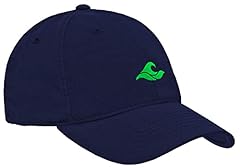 Navy With Green Embroidered Logo