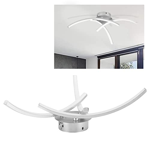 Tira De Luces De Techo 18W 105LED Luz De Techo Lámpara De Techo De Arco AC85-265V Luz Cálida para Sala De Estar Dormitorio