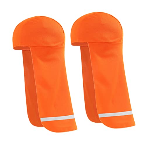 Totority 2Piezas Cráneo de Enfriamiento Hombres Sombrero Elástico con Protección Solar y Escudo el Actividades Material