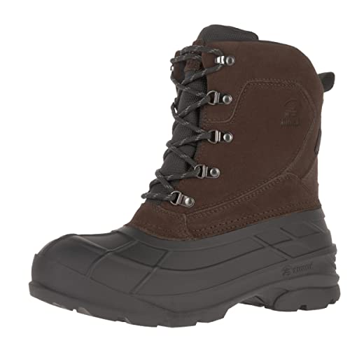 Image of Kamik Fargo 2 Wide Snow Boots for Men - Insulated Winter Shoes for Men with HEAT-MX Lining - Seam-Sealed Waterproof Mens Winter Boots - Non-Slip Traction with Synthetic Rubber Outsole