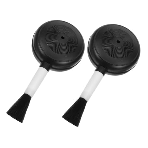 Cabilock 2pcs Camera Lens Air Blower Soft Brush Multi-Purpose Dust for Laptops Cameras and Electronics Gentle and Scratch Cleaning Tool