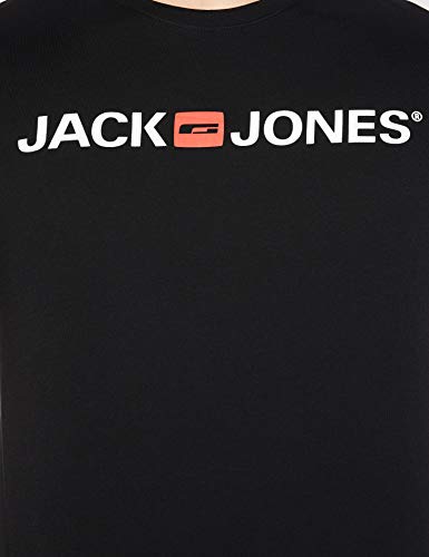 JACK & JONES Homme Jjecorp Logo Tee Crew Neck Noos T Shirt, Noir (Black), XXL EU - Image 7