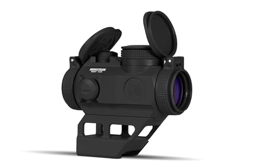 Monstrum Ghost Red Dot Sight | with Absolute Co-Witness Riser Mount | with Shake Awake Illumination | Black