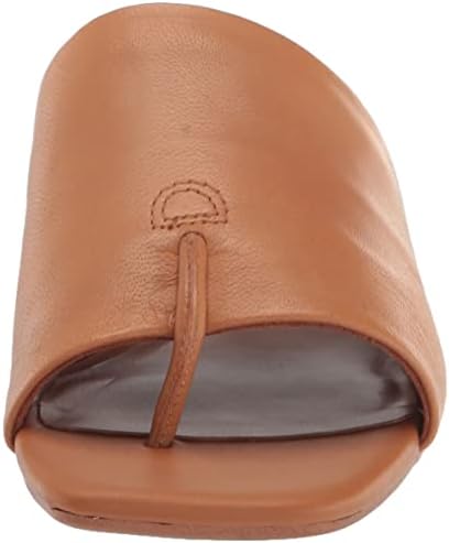 Franco Sarto Womens Loran Slide Sandal Cognac Brown Leather 7M | Image 1