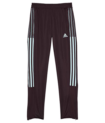 Pantalon Tiro adidas filles en taille L, jogging de sport bordeaux Shadow Maroon