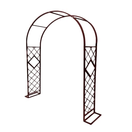 Arco per rose in metallo, per esterni, da giardino, traliccio in ferro, per piante rampicanti, 2,6 m, 2,8 m, 3,2 m, 3,4 m, 3,6 m, 3,8 m, forte pergolato tubolare