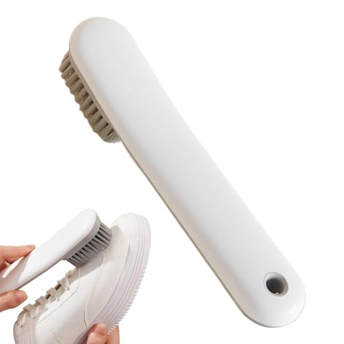 Schuhreinigungsbürste, Schuhreinigungsbürste,Schuhpflegebürsten reinigen - Multifunktionsbürste mit langem Griff, Haushaltsbürsten mit weichen Borsten, ergonomischer Griff für Leder, Turnschuhe, Segel