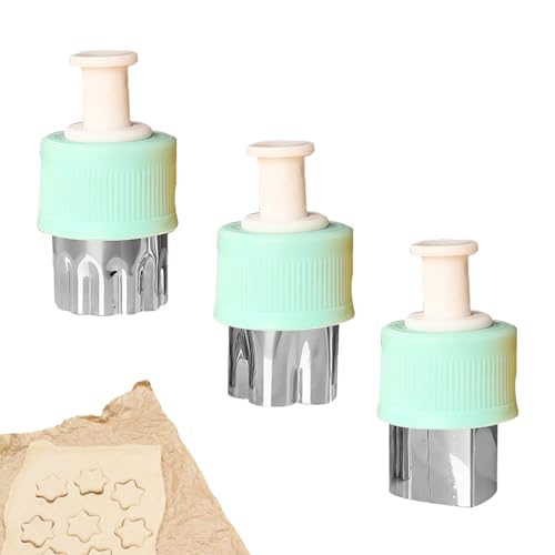 Cortador De Forma Vegetal: Cortador De Frutas, Molde De Corte De Galletas | Un Conjunto De 3 Herramientas De Corte De Hechas De Acero Inoxidable Que Facilita La Creación De Diseños Como Flores Y