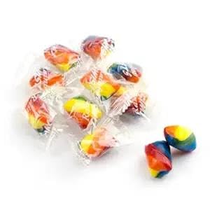 Rainbow Cylinder Shaped Candy Twists - 5 Pounds - Fruit Flavored