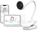 CHILLAX Giraffe Pro Max Baby Monitor – Video Baby Monitor with Full HD 1080p Camera and 5” 720P Video Parent Unit, Privacy Protection Switch, Auto Dimming LED, Gooseneck, 2-Way Audio, Night Vision