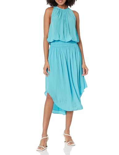 Image of Ramy Brook Womens Audrey High Neck Midi DressCasual Dress