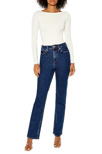 Forever 21 Women's High-Rise Straight Jeans