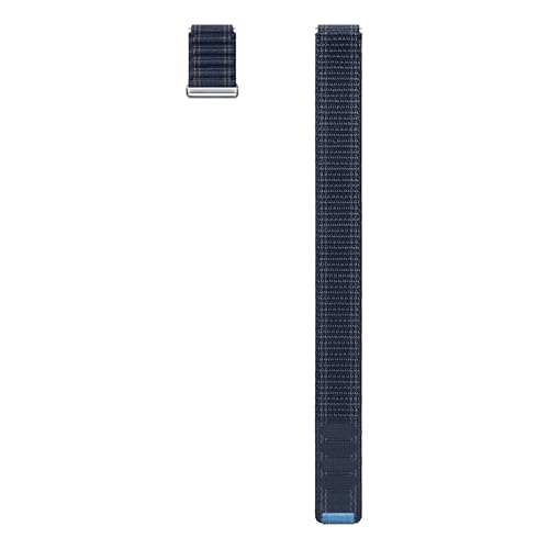 Image of SAMSUNG Galaxy Watch 7, 6, 5, 4 Series Fabric Band, Nylon, Smartwatch Replacement Strap for Men and Women, One Click Attachment, Medium /Large, ET-SVL31LNEGUJ, Navy