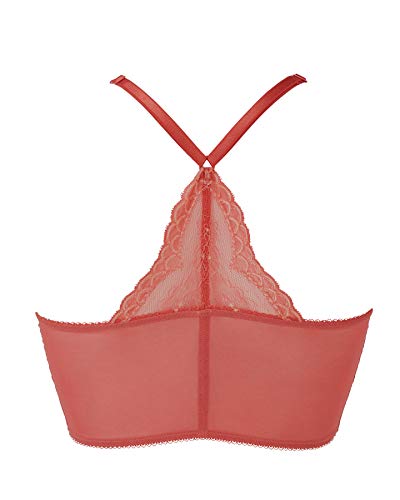 Gossard Women's Superboost Lace Deep V Bralet, Orange (Cinammon), 32Ff #TOP4