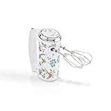 Laura Ashley Hand Mixer Electric Handheld 200W - Hand Held Electric Whisk with 5 Variable Speeds - Hand Mixers with Durable Stainless Steel...