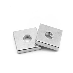 Mbhhu MBHHU Edelstahl Vierkant-Kontermuttern 20 Stück