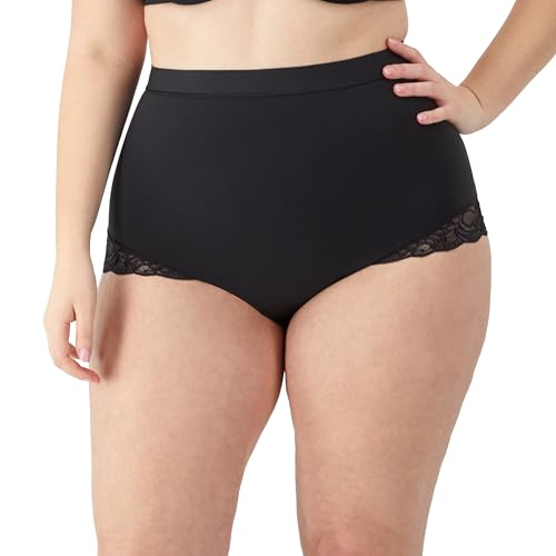 Maidenform Women's Shapewear Underwear, Tummy Control Shapewear Panties, Eco Lace Firm Control Shaping Brief, Mid Rise