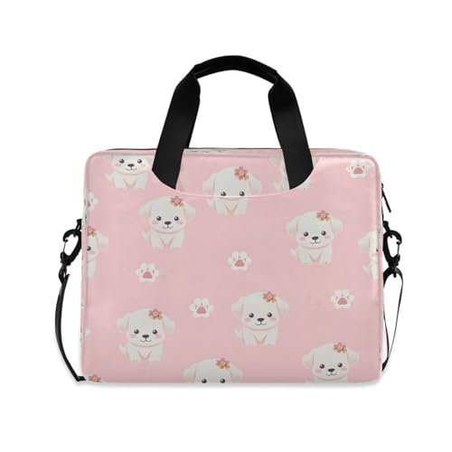 Maletín para portátil con diseño de perro rojo miniatura 1