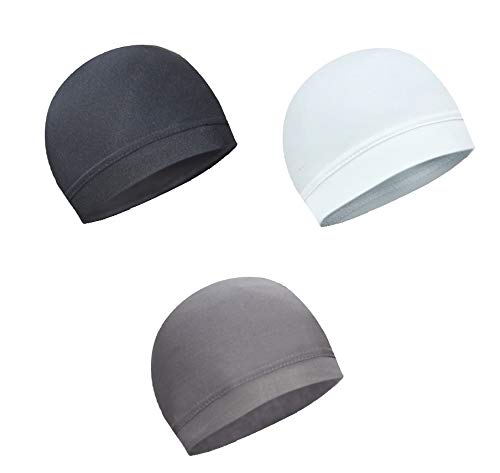 paropkar Cotton Blend Skull Cap Helmet Liner & Running Beanie Hat - Thermal Athletic Cycling & Ski Head Caps for Men Women - Fits Under Helmets-picture-14