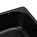 Aqur2020 RV Sink 304 Stainless Steel 12.8x6.93x2.56 in Embedded Hand Wash Basin with an Efficient Drainage System for Boat Cars (Spray Coated Black (GR‑1365B))