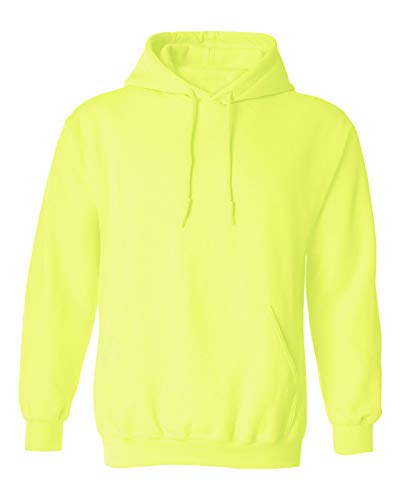 Safety High Visibility Sweatshirt Hoodie Construction Work Pack for Men Safe Green X-Large