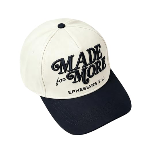 Image of Two-Toned Embroidered Lettering Dad Hat Original Classic Vintage Low Profile Baseball Cap Adjustable Plain Snapback