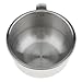 FytStycale 5 Pack of Stainless Steel Shaving Mugs for Men with Handles