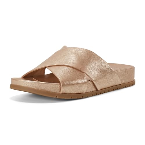 Sandale glissante Rockport femme Leia en cuir doré pointure 36 EU