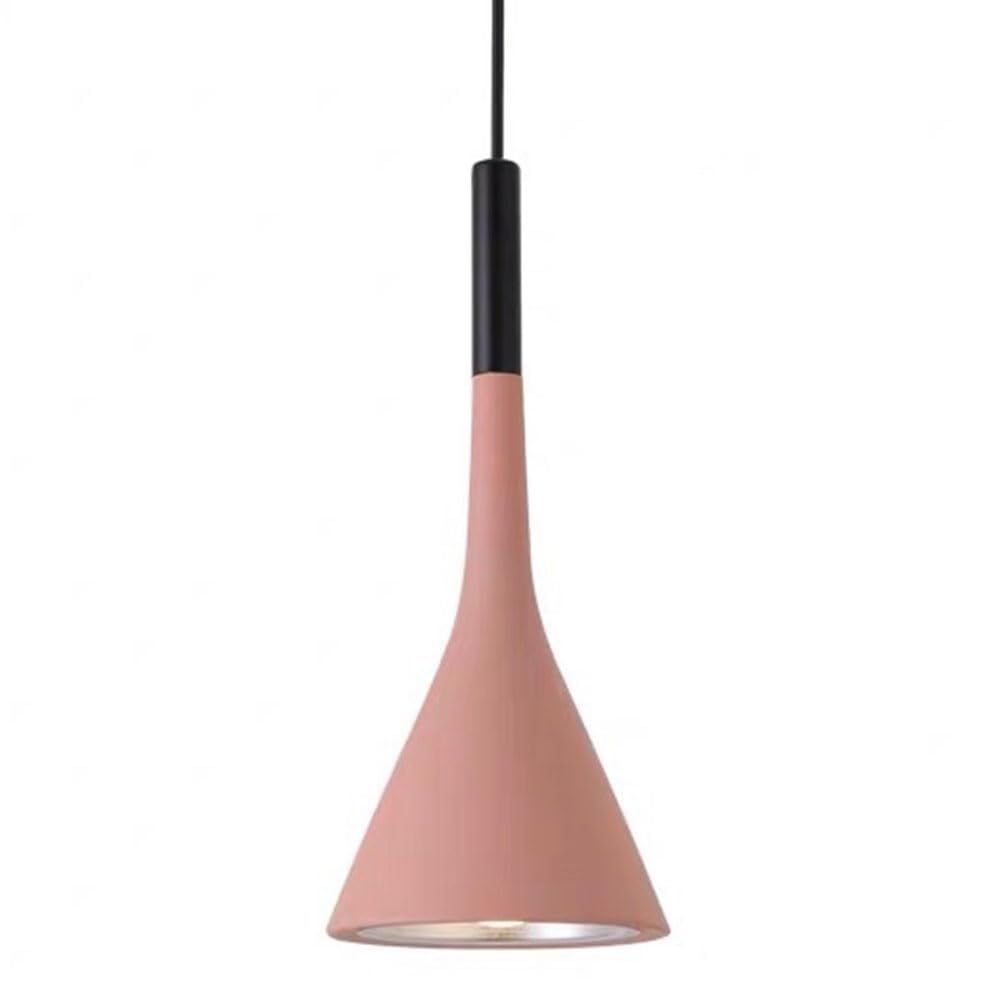 Elegant Creative Pendant Lights Danish Industrial E27 Base Ceiling Chandeliers Minimalist Nordic Lighting Fixture Bohemian Modern Atmospheric Hanging Lamp For Bedroom Hallway Living Room(Pink)