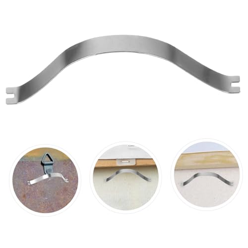 Image of KALLORY 50pcs Invisible Corner Brackets for Picture Frames Spring Clips for Framing Easy Installation Photo Frame Backing Hardware for Wall