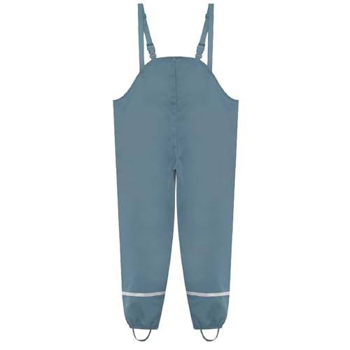 YiZYiF Wind and Waterproof Mud Pants for Boys Girls Rain Over Trousers Water Resistant Rain Dungarees Rain Pants3