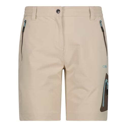 Bermuda Sport CMP Femme Crème XL - Short Léger Respirant d'Été