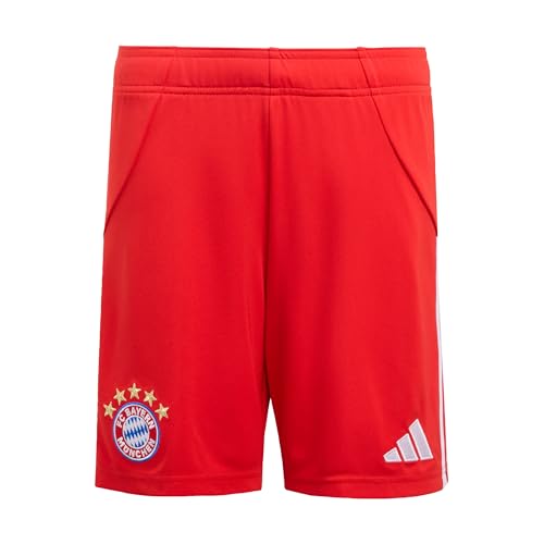 adidas Kids' Short Domicile FC Bayern 25/26 Enfants, Red, 13-14A