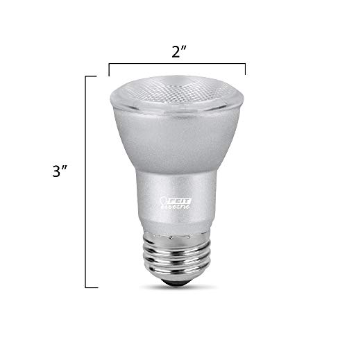 Feit Electric Par16 Led Bulbs, 45W Equivalent, Dimmable Spotlight Bulbs, 3000K Bright White, 375 Lumens, 22 Year Lifetime, E26 Base, 50W Halogen Bulb Replacement, 4 Pack, Bppar16Dm/930Ca/4 #TOP3