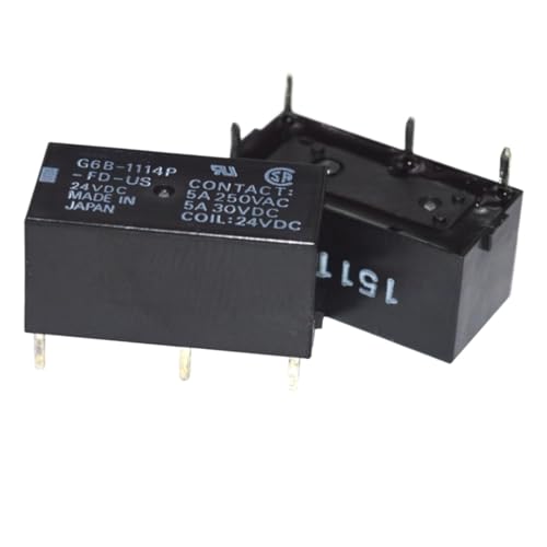 Relais 24 V CC G6B-1114P-FD-US de haute précision pour système critique